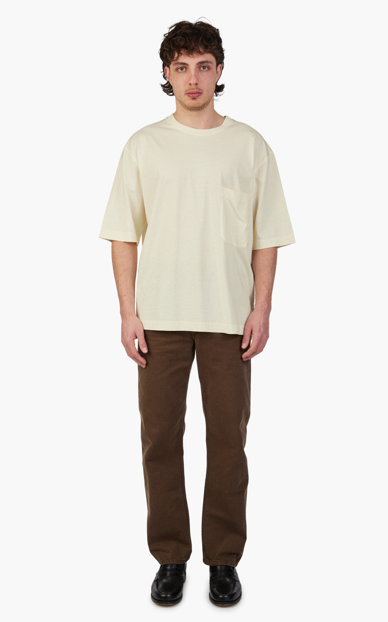 Lemaire Short Sleeve T-Shirt Light Vanilla