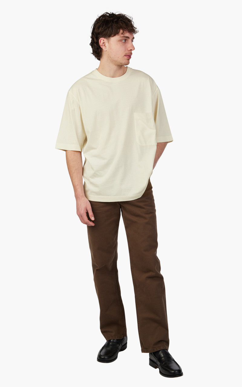 Lemaire Short Sleeve T-Shirt Light Vanilla