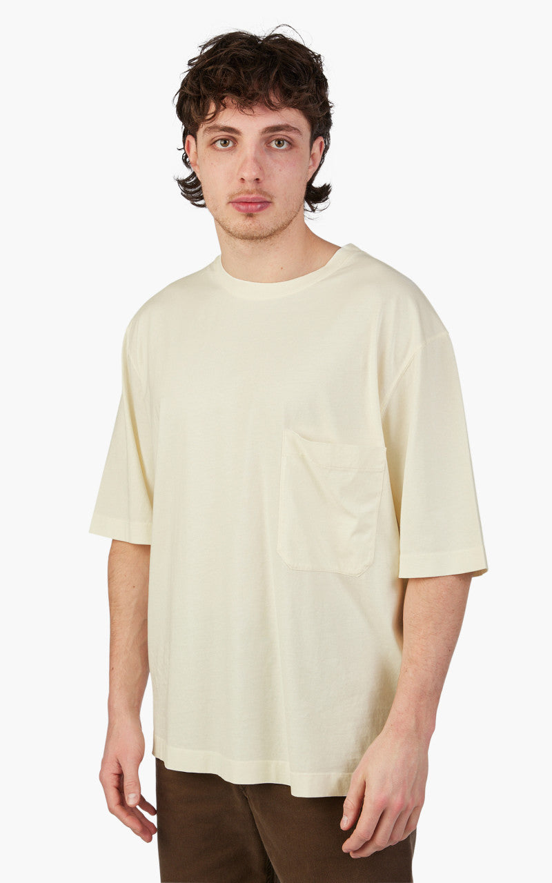 Lemaire Short Sleeve T-Shirt Light Vanilla