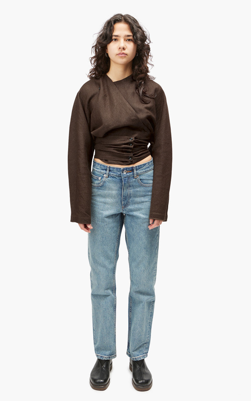 Lemaire Wrap Top Brown