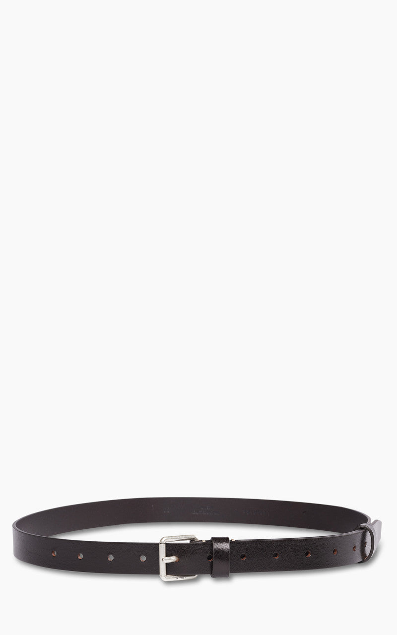 Lemaire Reversed Belt Leather 25 Dark Brown