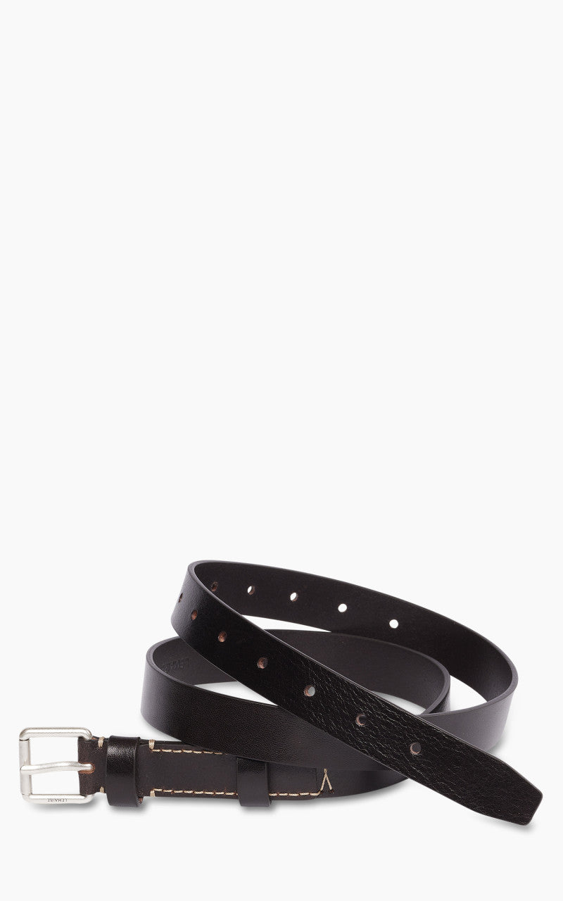 Lemaire Reversed Belt Leather 25 Dark Brown
