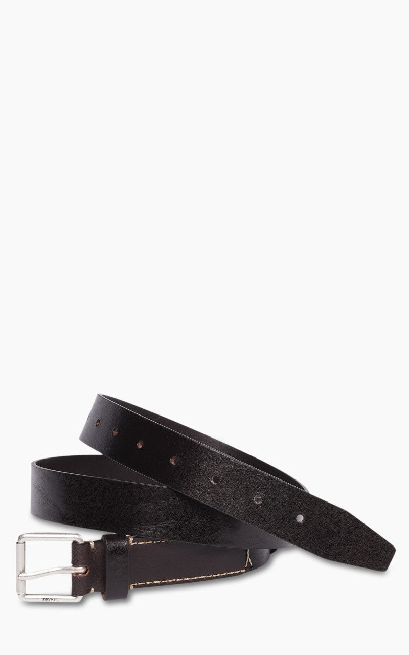 Lemaire Reversed Belt Leather 30 Dark Brown