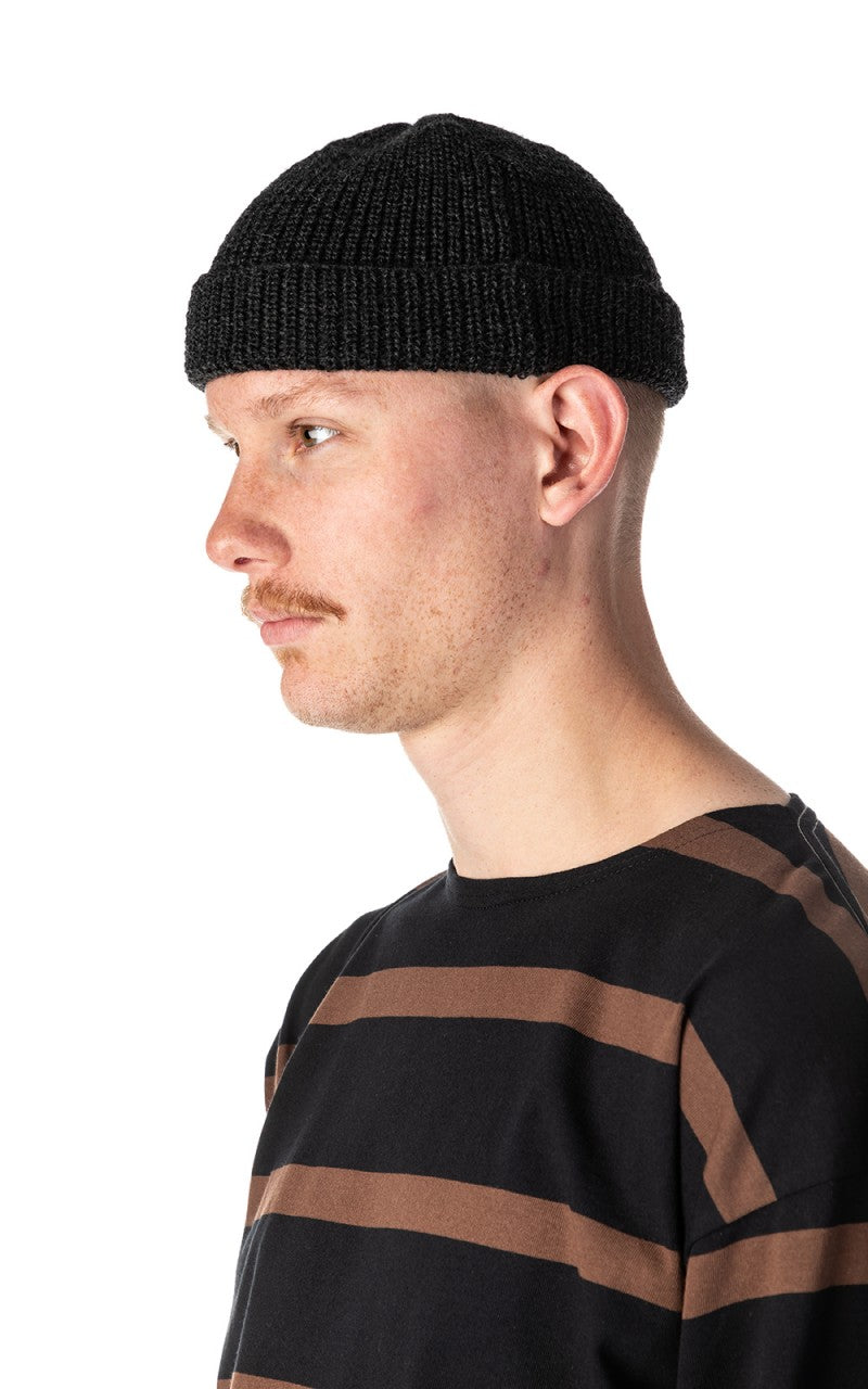 Leuchtfeuer-Strickwaren Leuchtfeuer Walfänger Knit Wool Beanie Anthracite