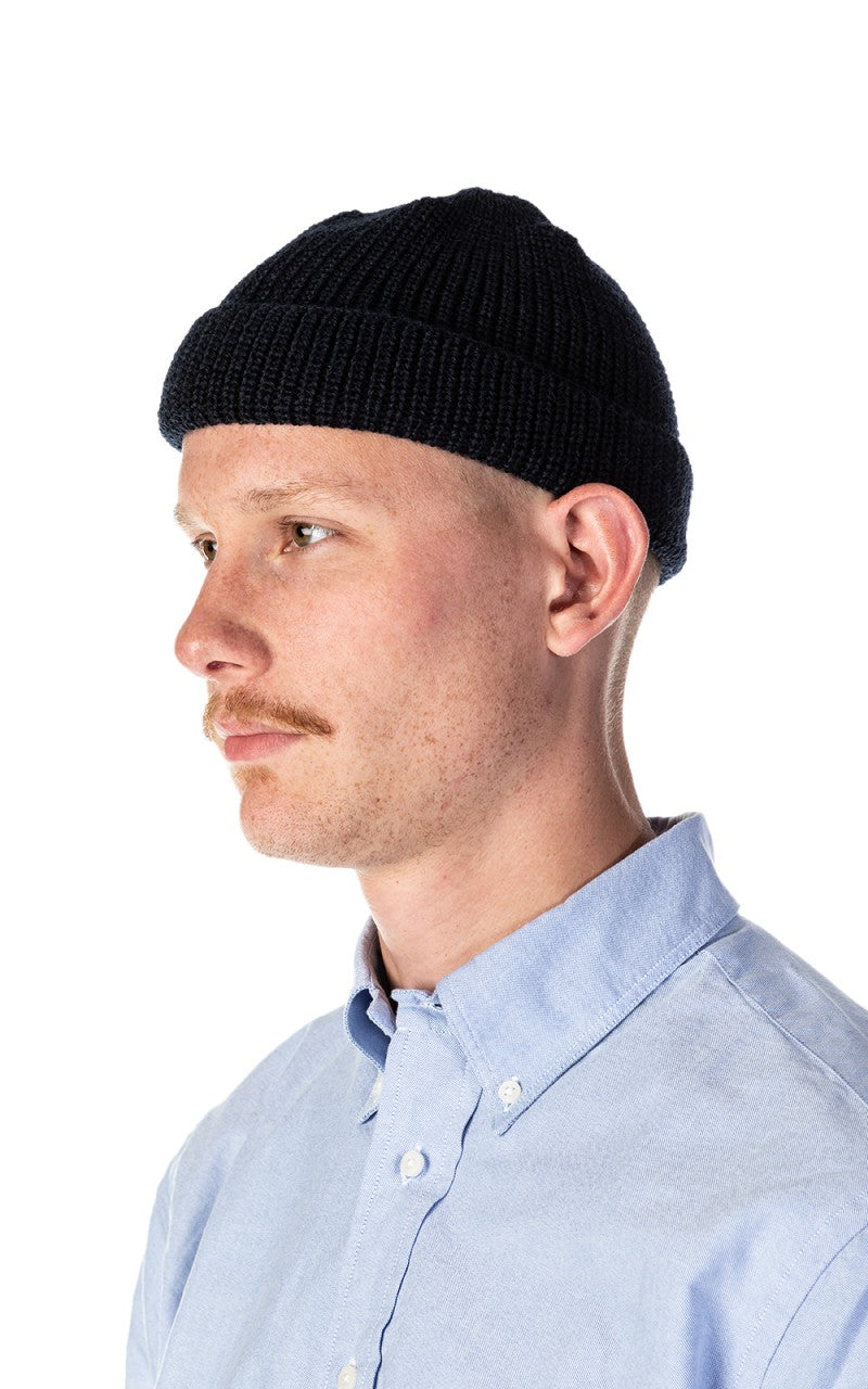 Leuchtfeuer-Strickwaren Leuchtfeuer Walfänger Knit Wool Beanie Navy