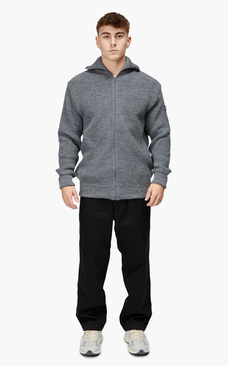 Leuchtfeuer-Strickwaren Admiral Knit Jacket Grey