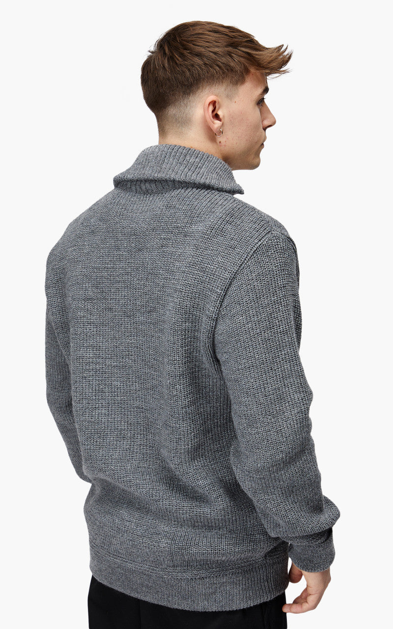 Leuchtfeuer-Strickwaren Admiral Knit Jacket Grey