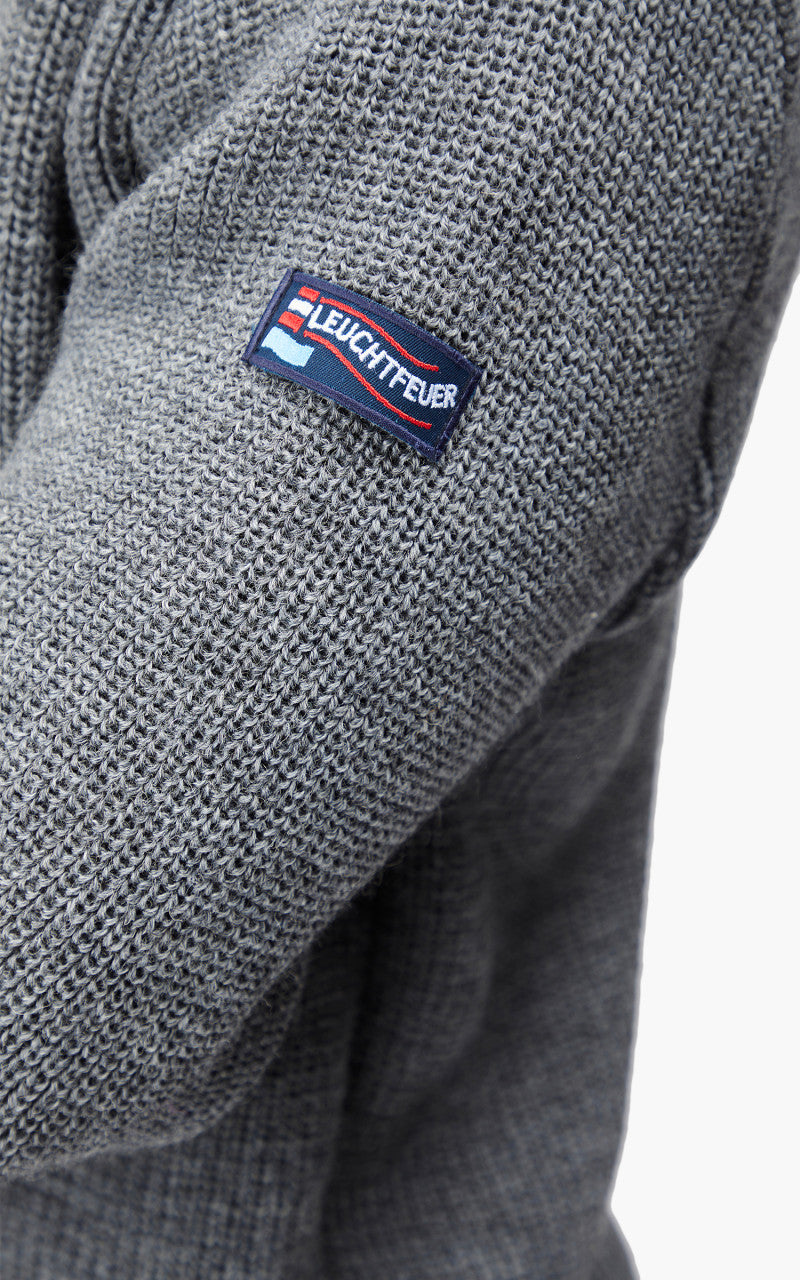 Leuchtfeuer-Strickwaren Admiral Knit Jacket Grey