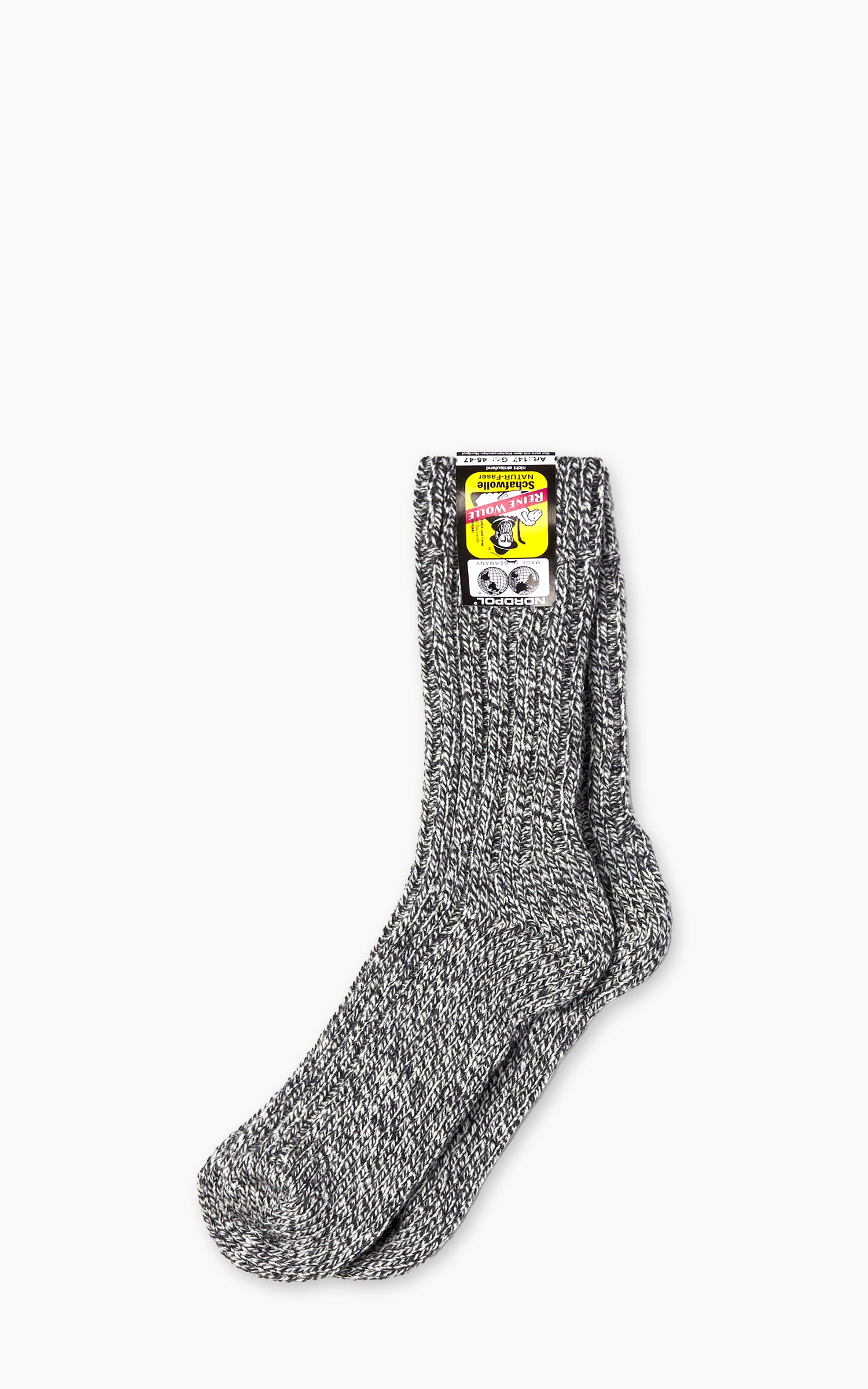 Leuchtfeuer-Strickwaren Sheep Wool Sock Greymelange