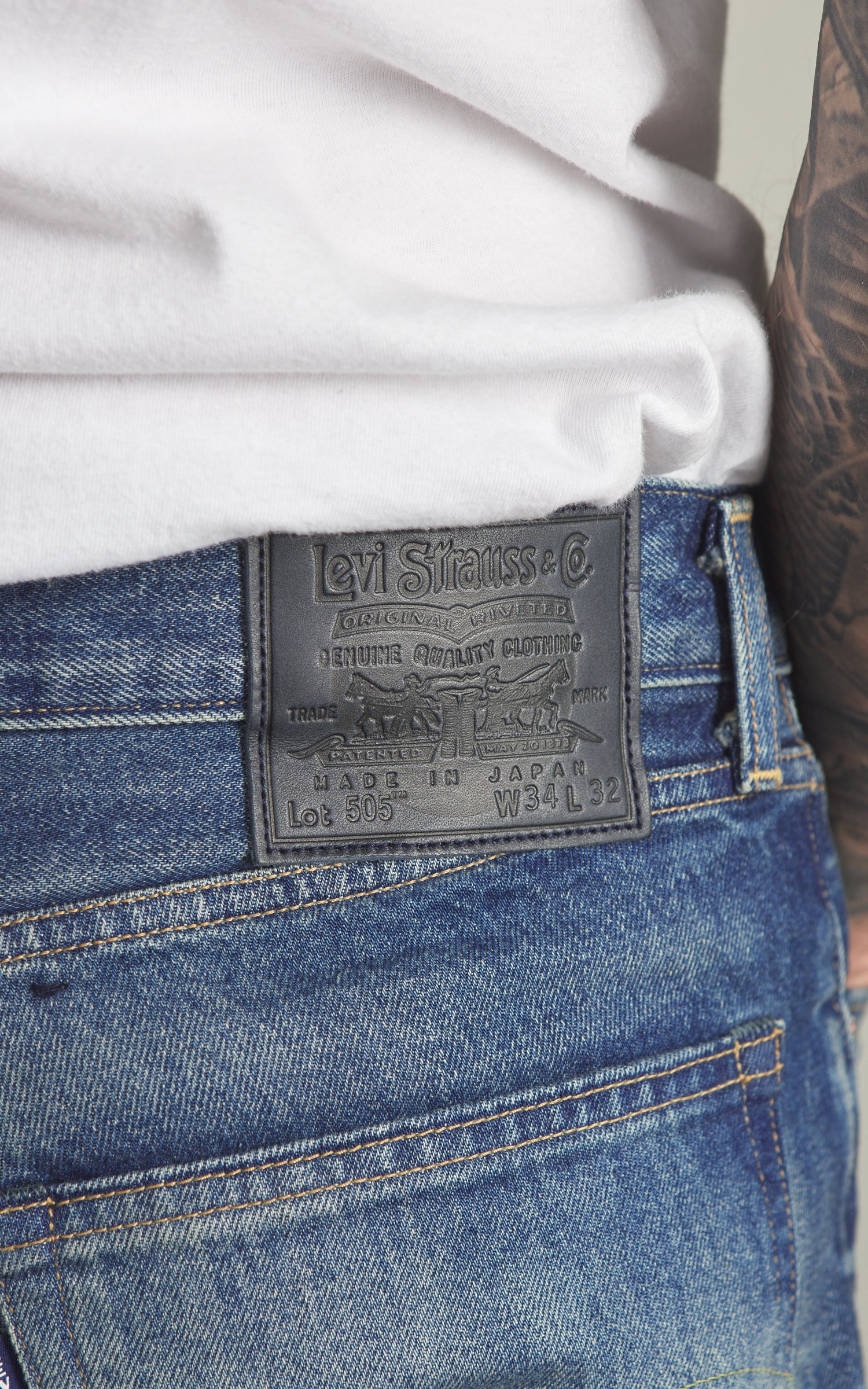 Levi's® Blue Tab™ 505™ Regular Jeans Mizzen Mast Blue