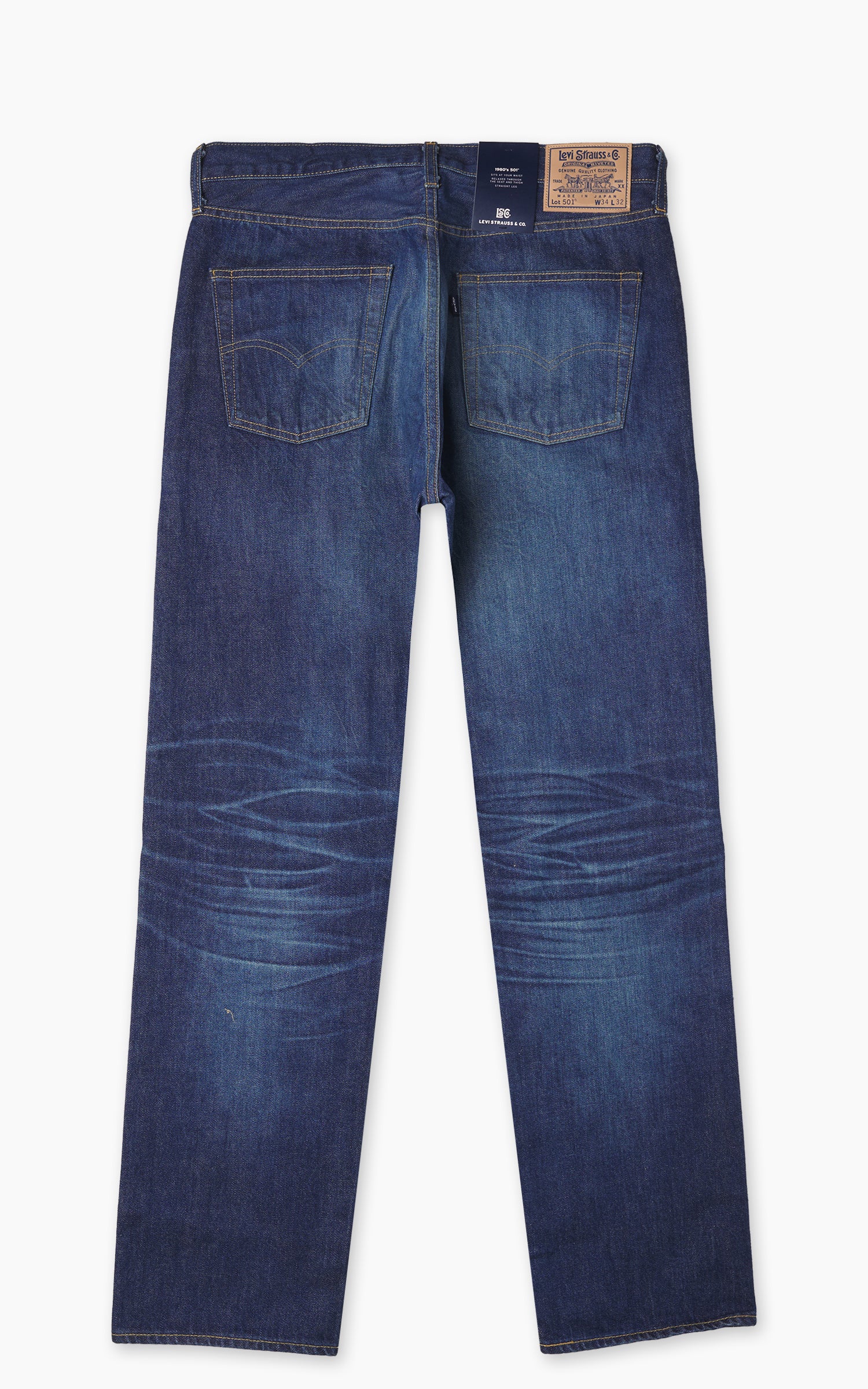 Levi's® Blue Tab™ MIJ 1980s 501® Jeans Clipper Blue