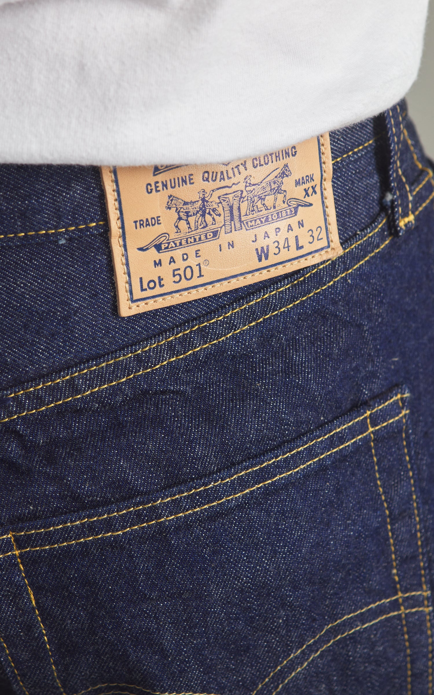 Levi's® MIJ 1980s 501® Jeans Dark Indigo Rinsed