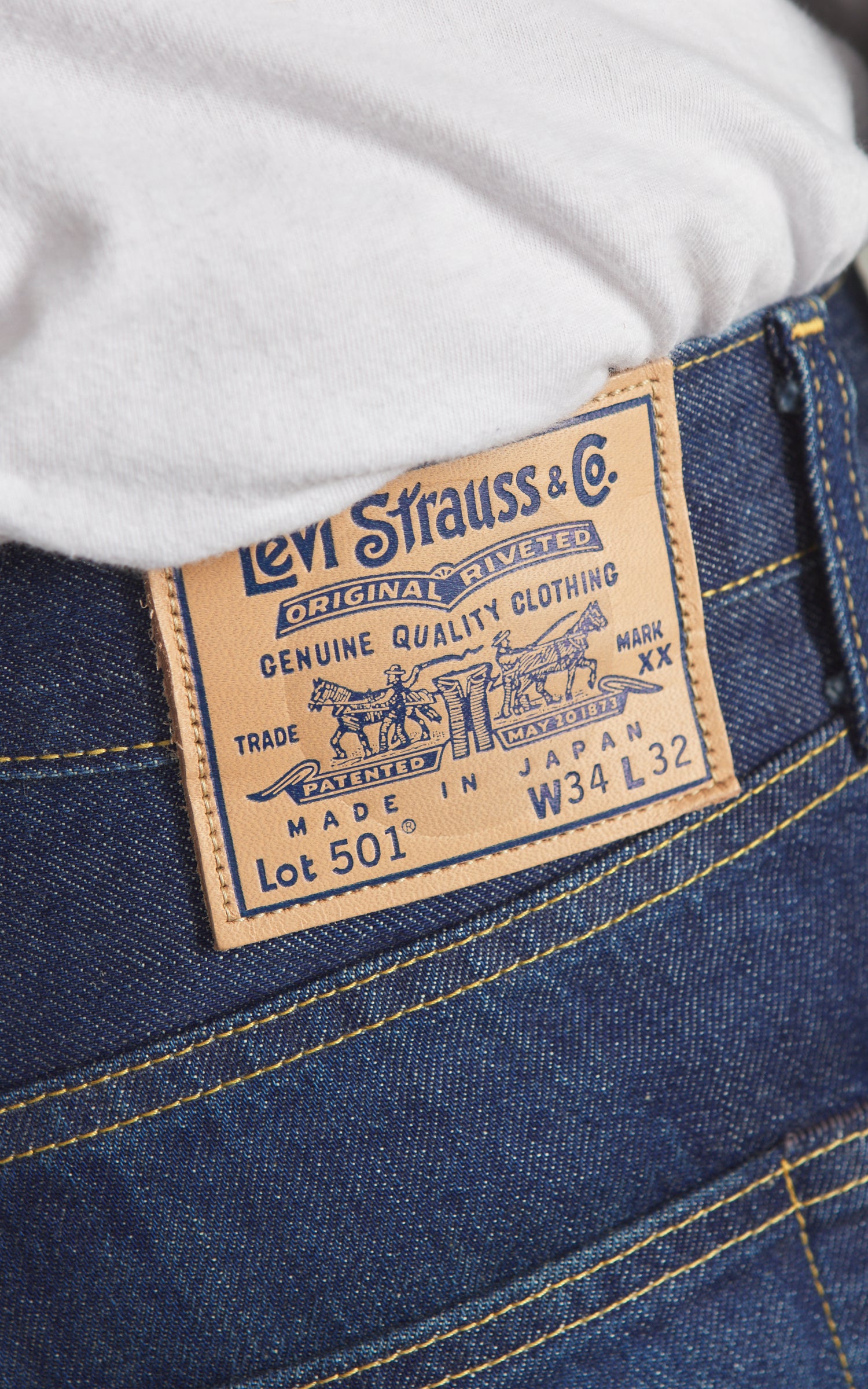 Levi's® Blue Tab™ MIJ 1980s 501® Jeans Clipper Blue