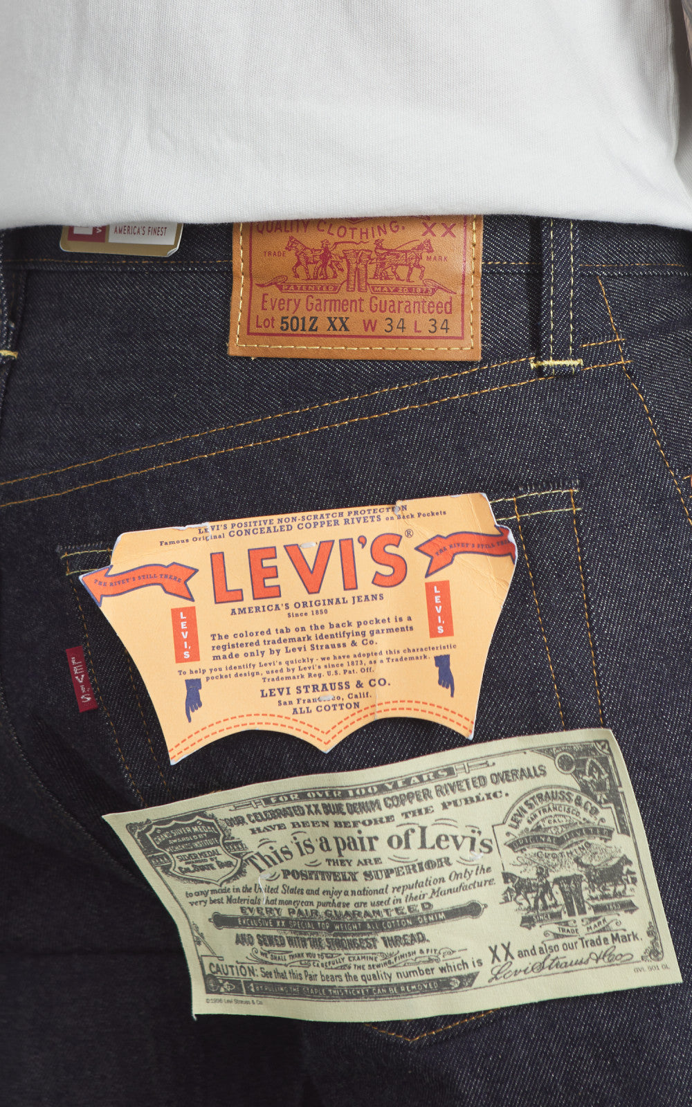 Levi's® Vintage Clothing 1954 501 Jeans Rigid Indigo