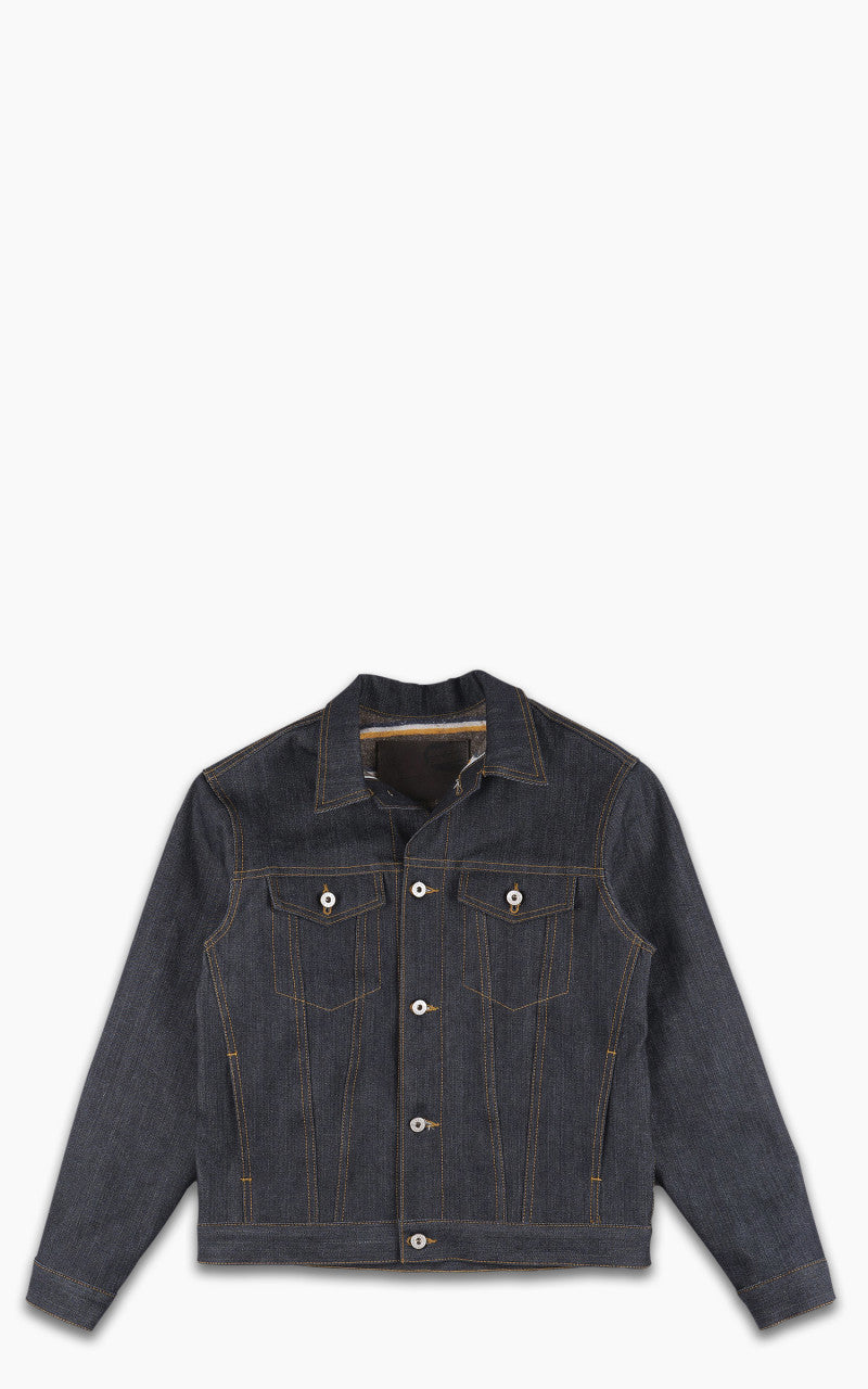 Naked & Famous Denim Lined Denim Jacket LHT Selvedge Indigo