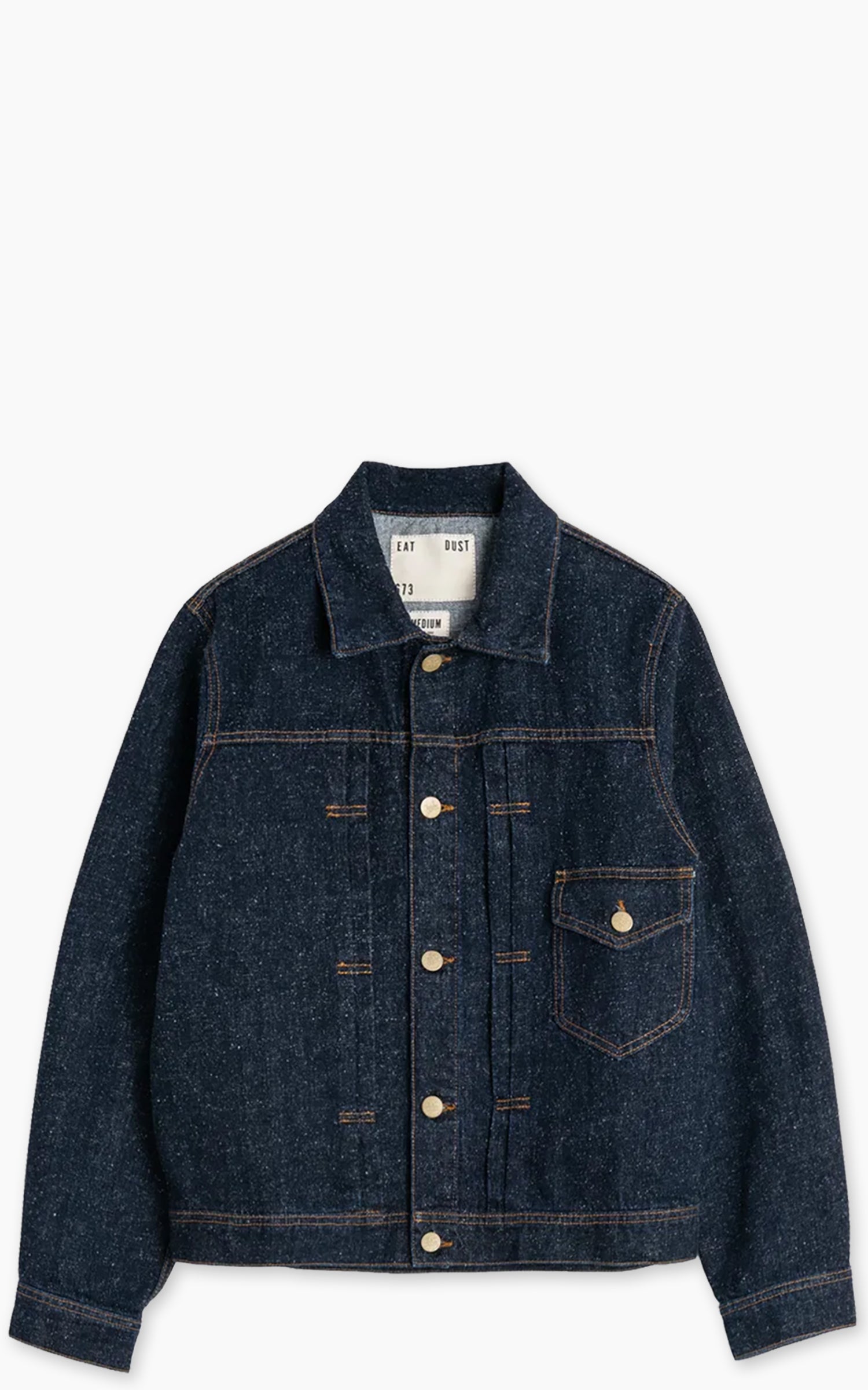 Eat Dust Type Dust 1 Jacket Neppy Denim Indigo