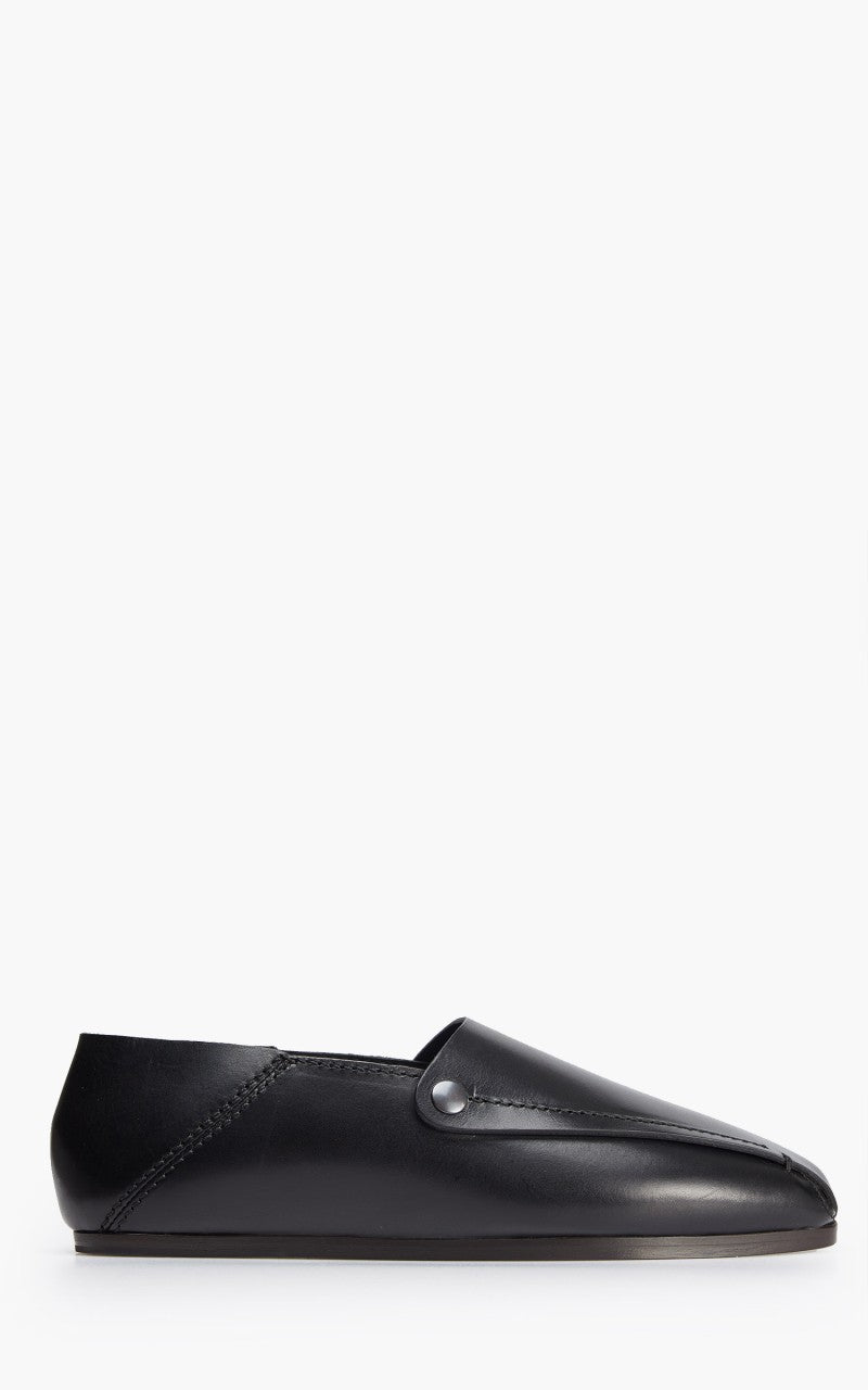 Lemaire Folded Mules Black