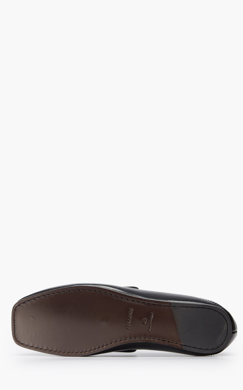 Lemaire Folded Mules Black