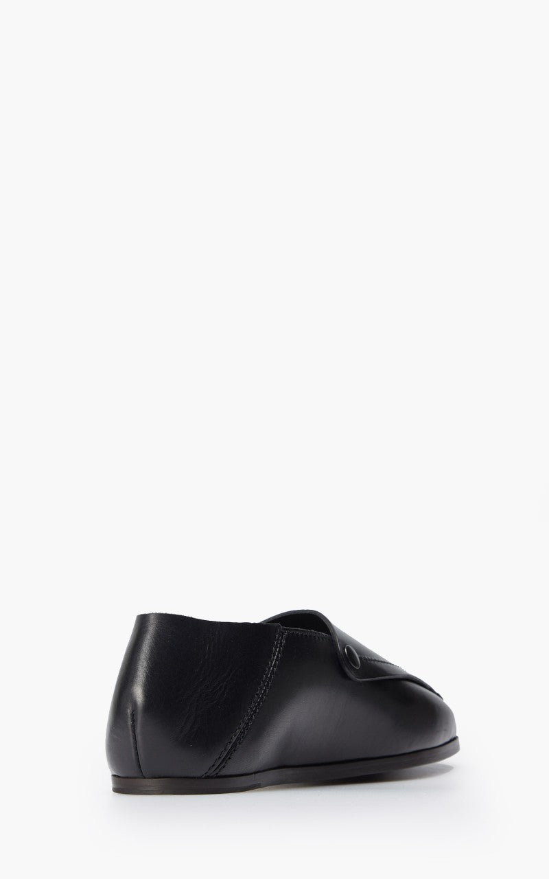 Lemaire Folded Mules Black