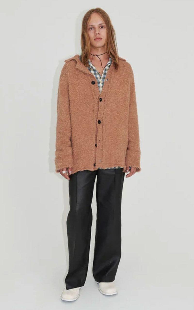 Our Legacy Big Cardigan Cotton Caramel Cloudy