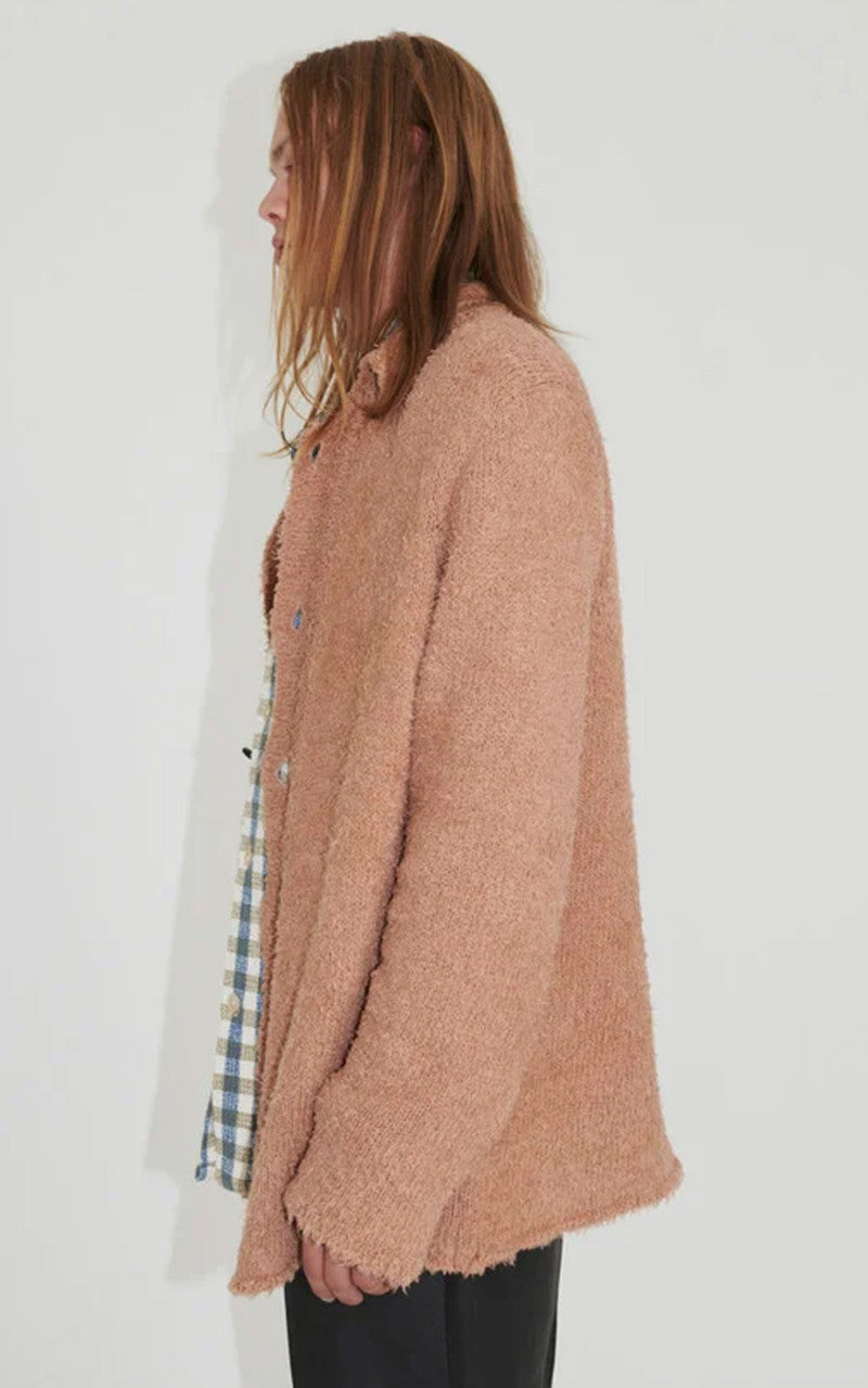 Our Legacy Big Cardigan Cotton Caramel Cloudy