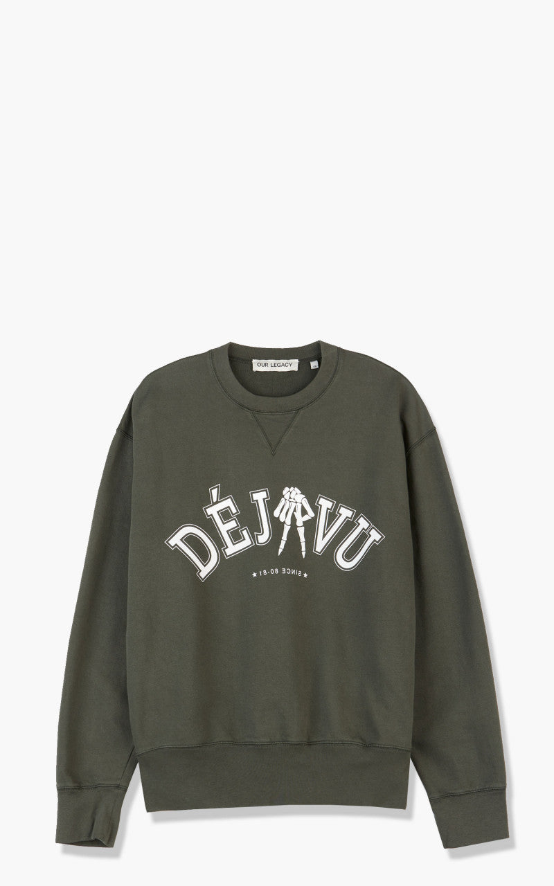 Our Legacy Base Sweat DeJa Vu Print Green