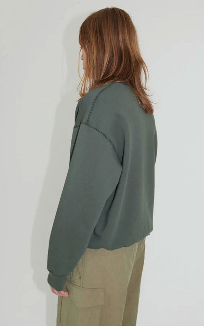 Our Legacy Base Sweat DeJa Vu Print Green