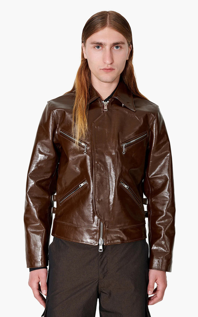 Our Legacy Demon Jacket Leather Olive