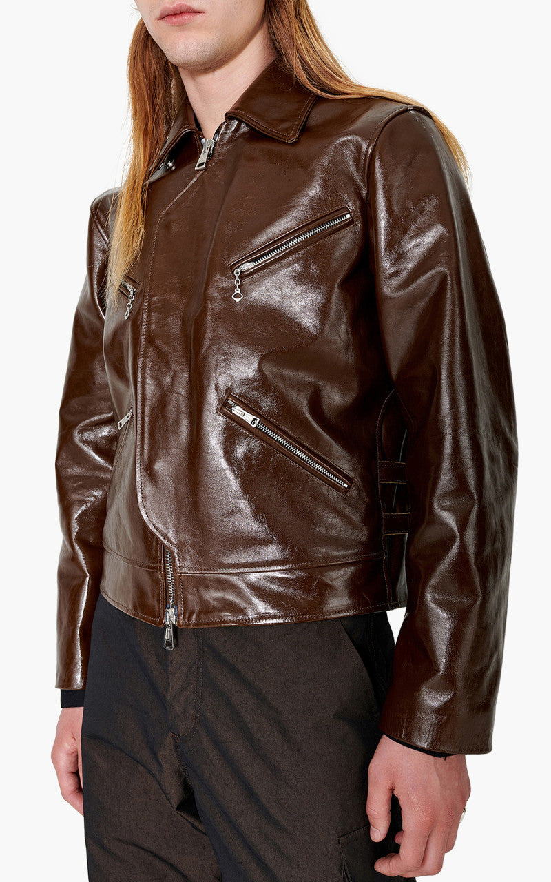 Our Legacy Demon Jacket Leather Olive