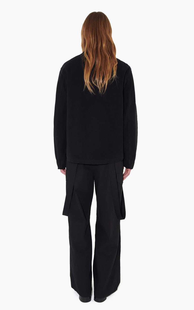 Our Legacy Evening Coach Jacket Black Brushed Cotton