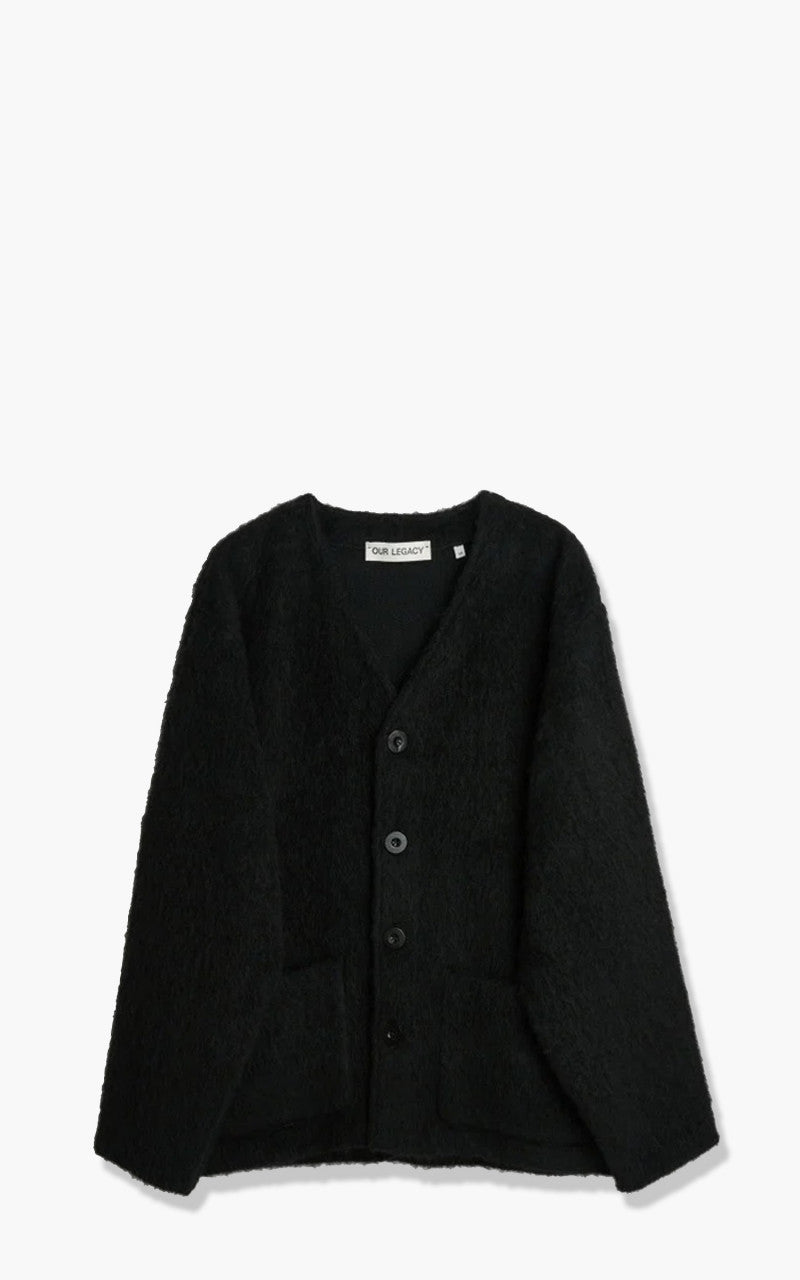 Our Legacy Cardigan Mohair Black