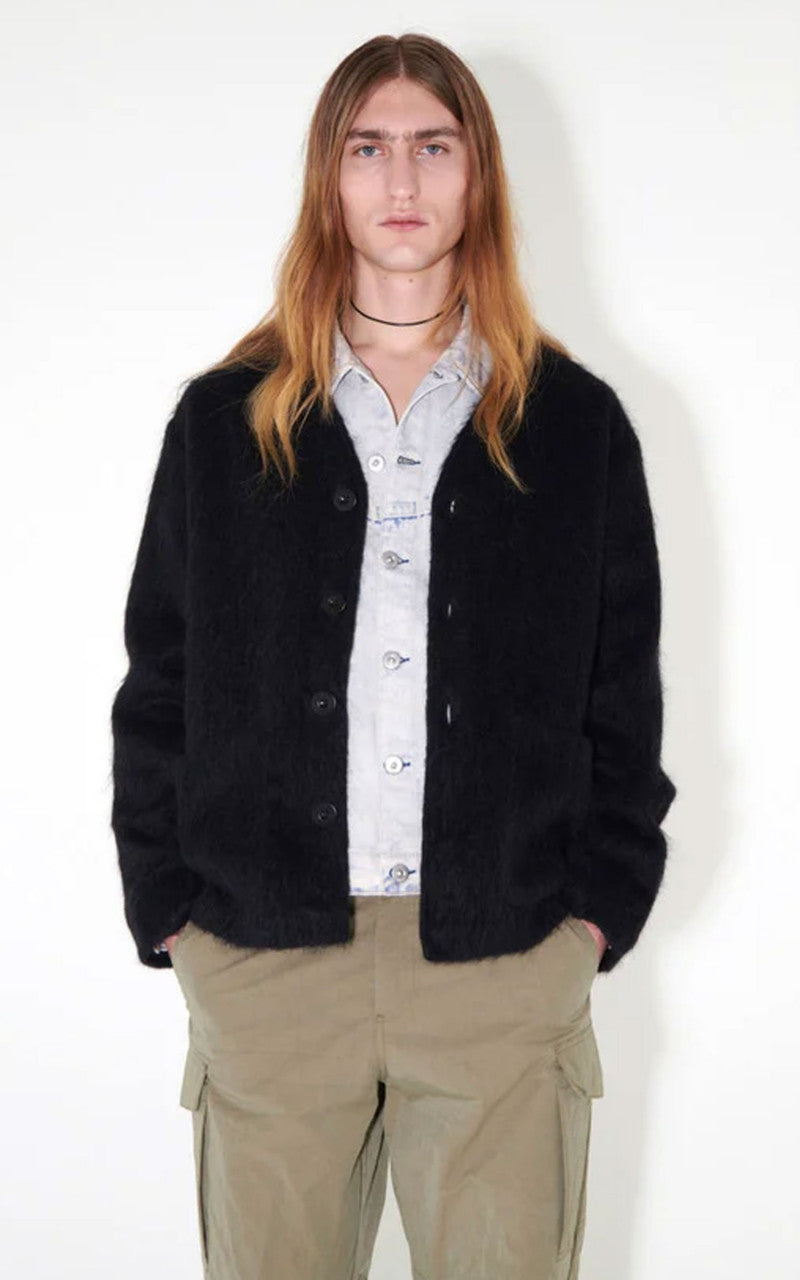Our Legacy Cardigan Mohair Black