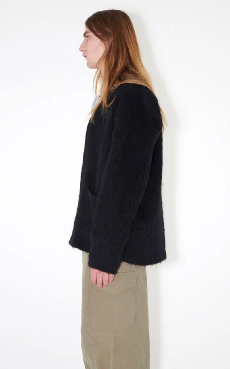 Our Legacy Cardigan Mohair Black