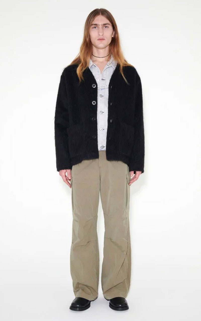 Our Legacy Cardigan Mohair Black