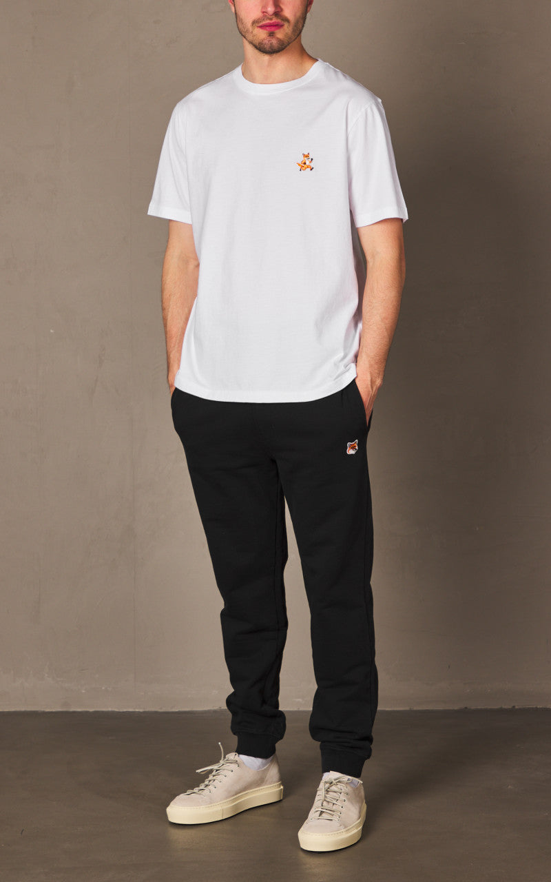 Maison Kitsuné Fox Head Patch Regular Jog Pants Black