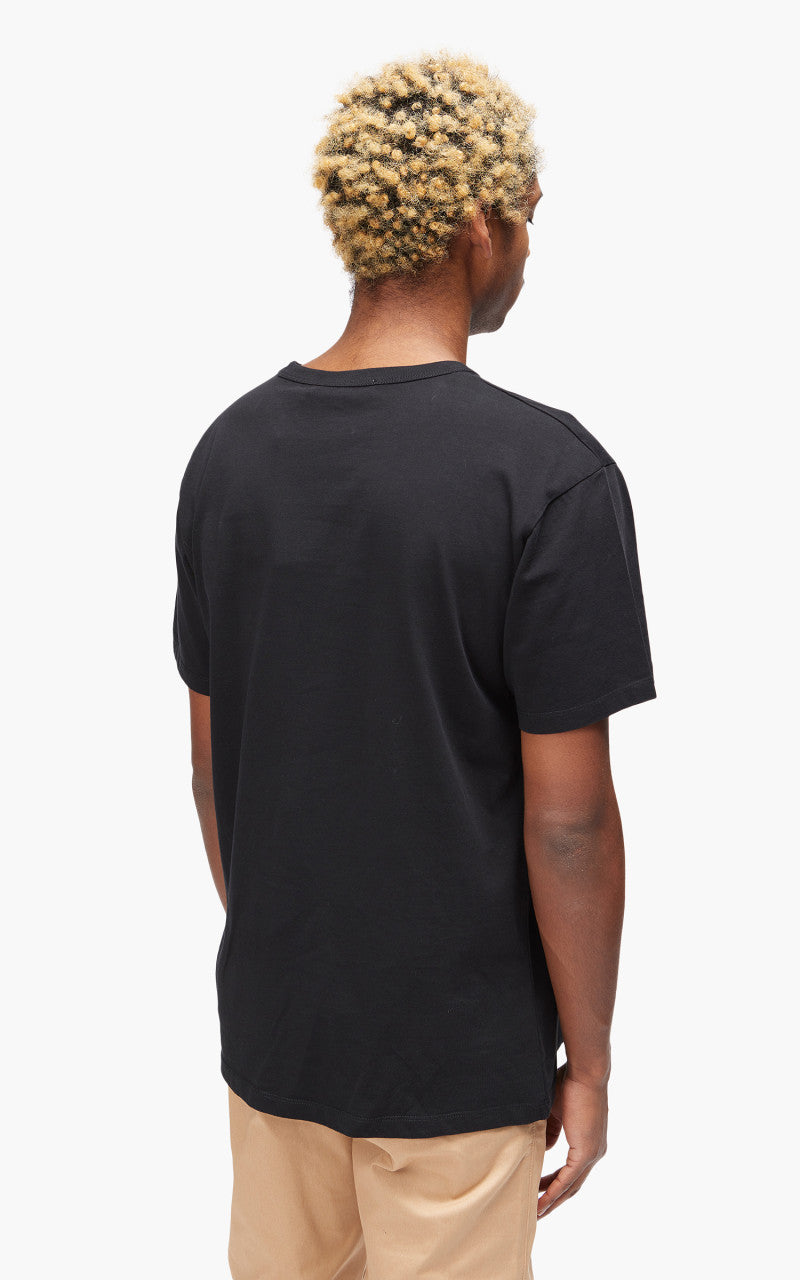 Maison Kitsuné Fox Head Patch Classic T-Shirt Black