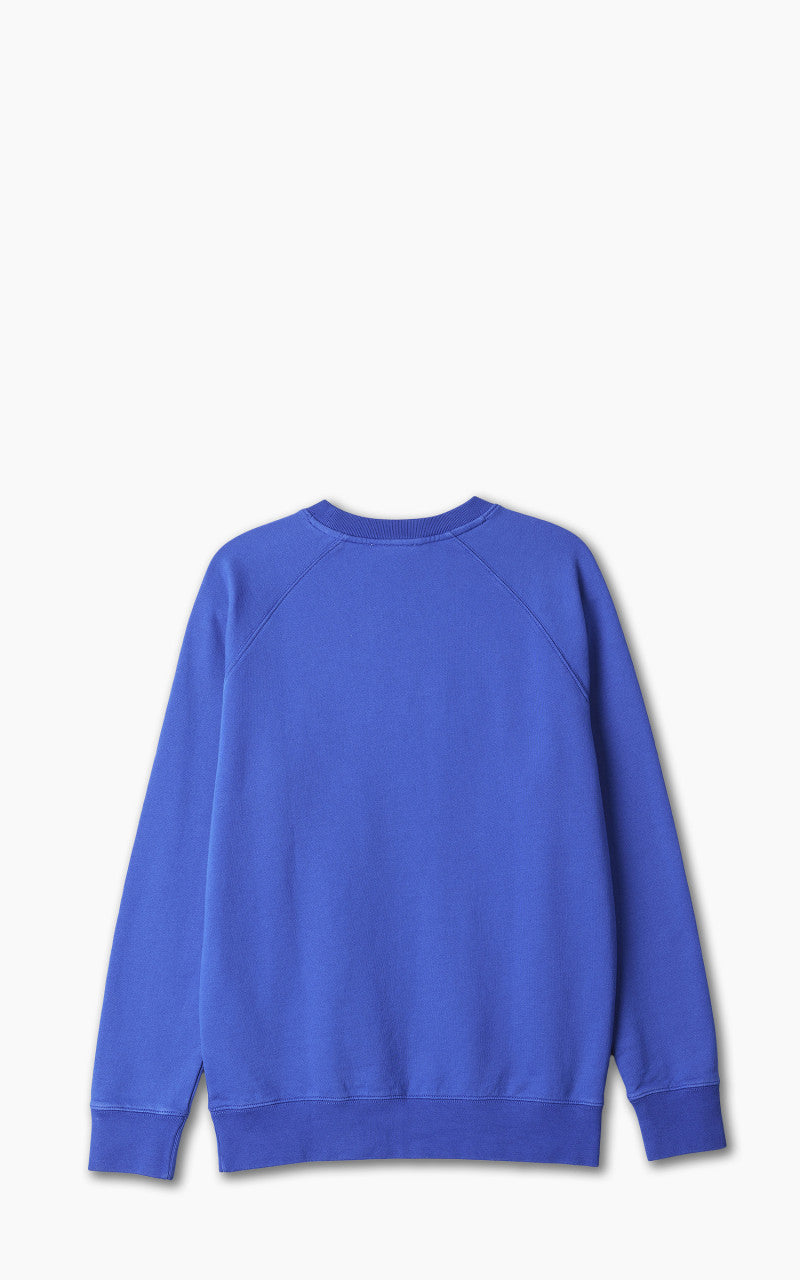 Maison Kitsuné Chillax Fox Patch Classic Sweatshirt Deep Blue