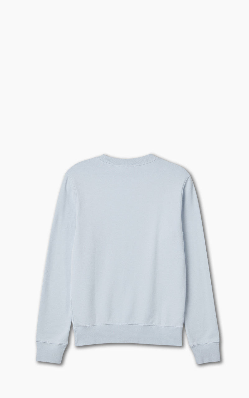 Maison Kitsuné Chillax Patch Regular Sweatshirt Sky Blue