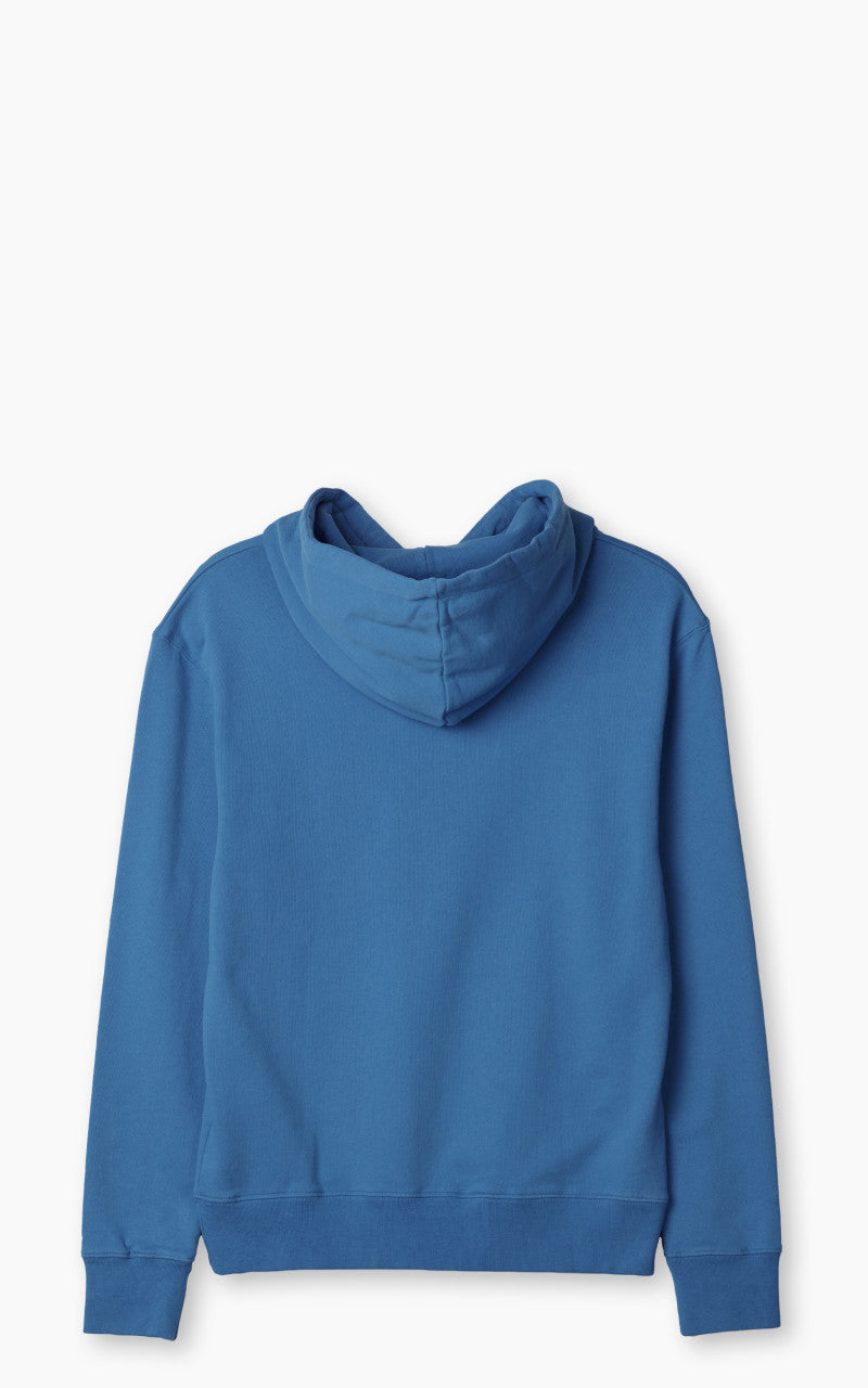Maison Kitsuné Fox Head Patch Regular Hoodie Enamel Blue