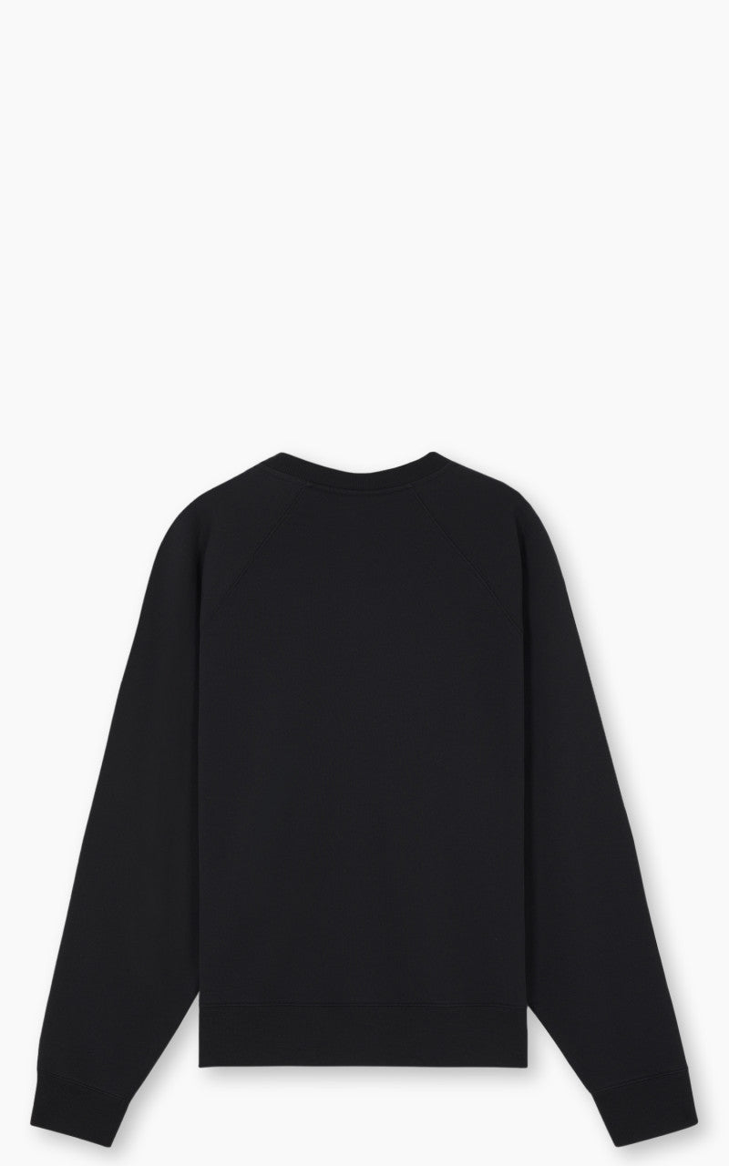 Maison Kitsuné Bold Fox Head Patch Oversize Sweatshirt Black