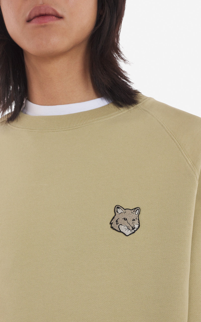 Maison Kitsuné Bold Fox Head Patch Oversize Sweatshirt Canvas