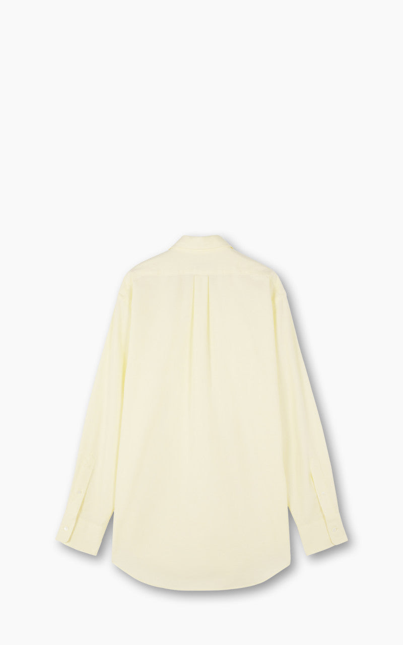 Maison Kitsuné Contour Fox Head Skate Shirt Chamomile
