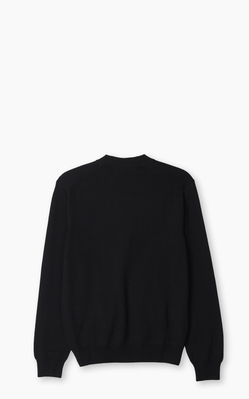 Maison Kitsuné Bold Fox Head Patch Regular Cardigan Black