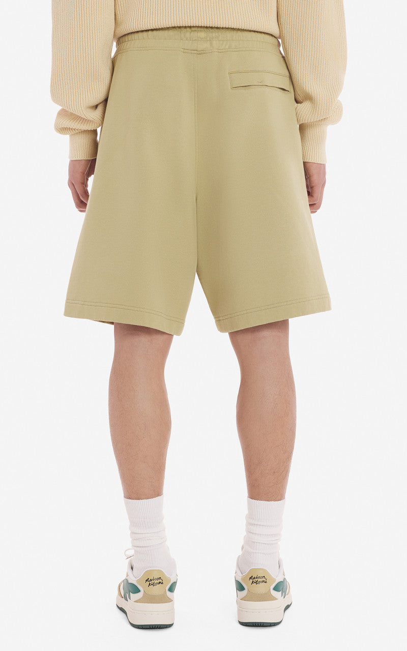 Maison Kitsuné Bold Fox Head Patch Oversize Jog Shorts Canvas