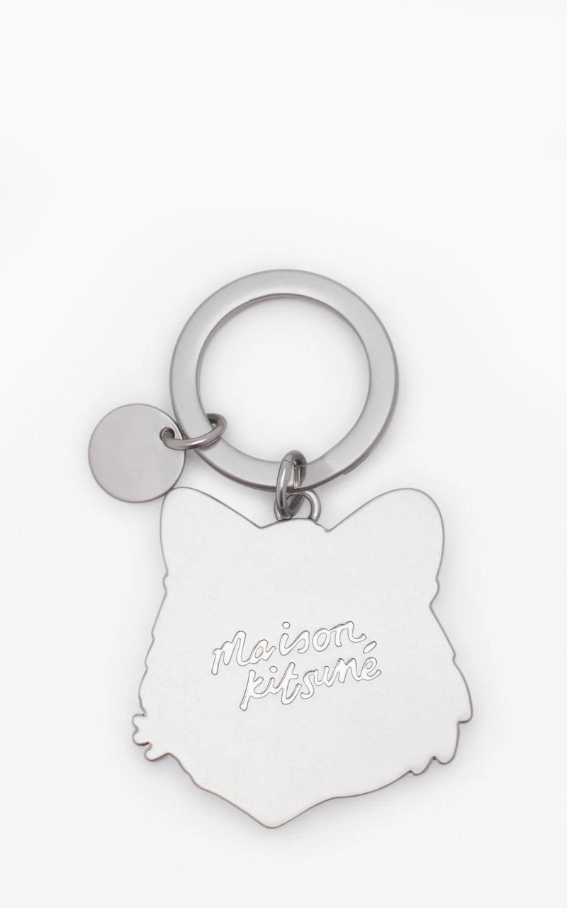 Maison Kitsuné Bold Fox Head Keyring Canvas