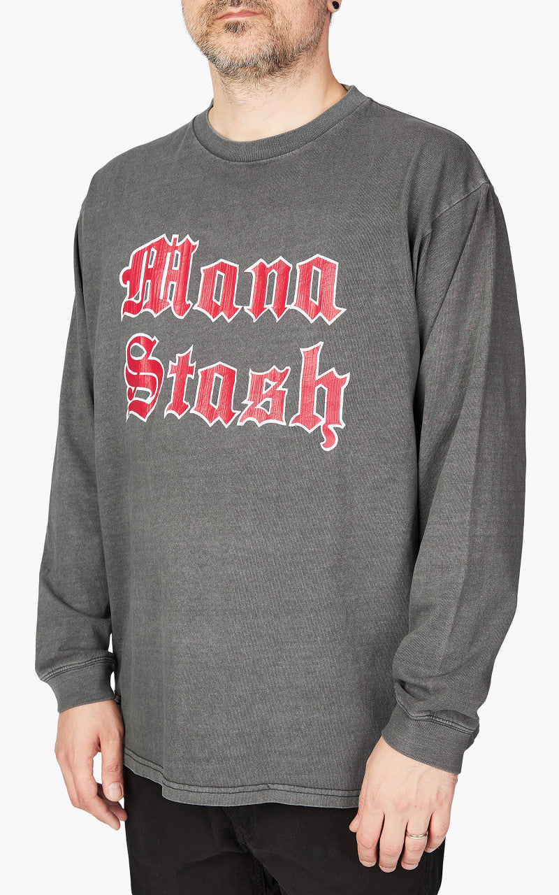 Manastash Pumice L/C Tee Old English Black