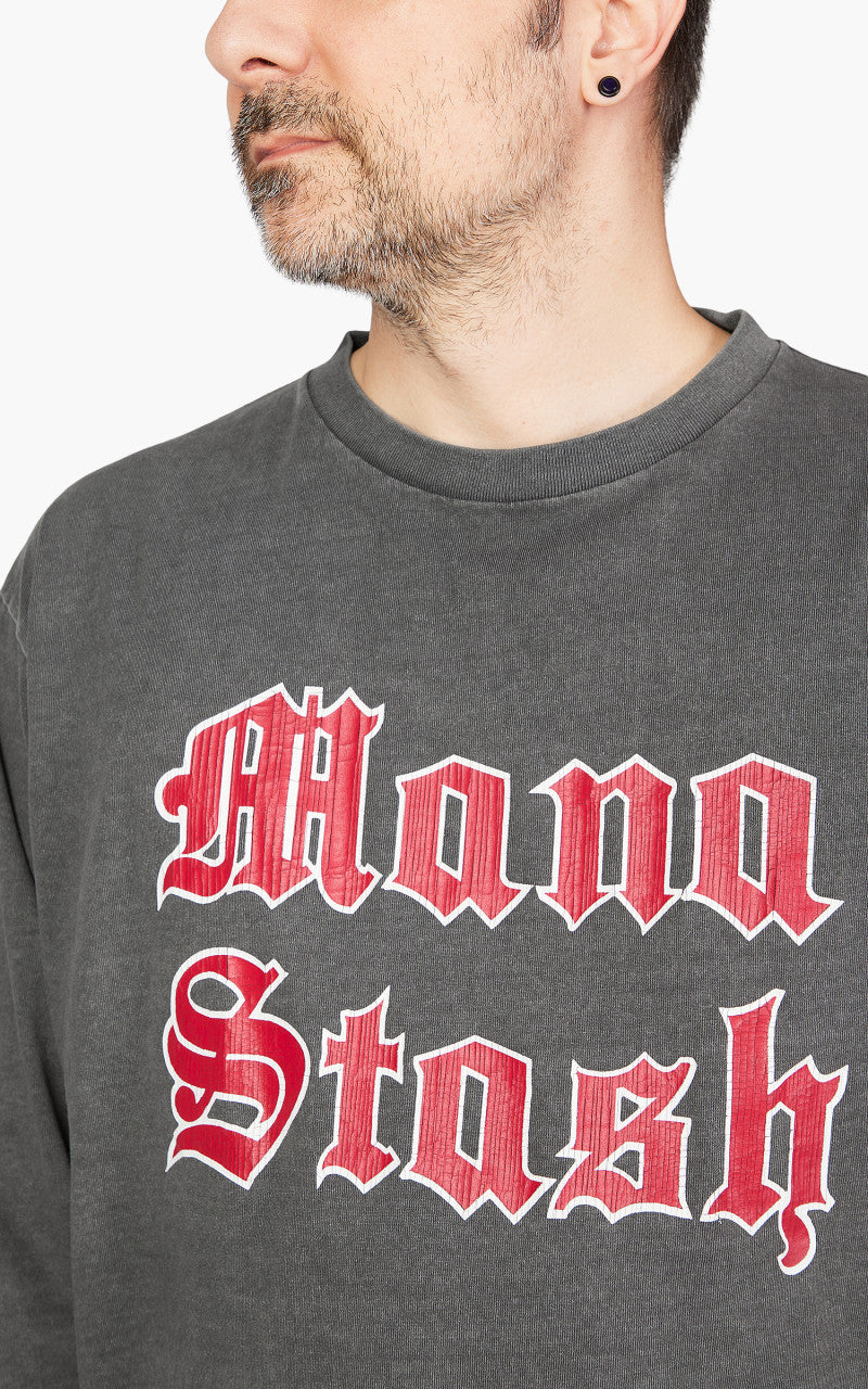 Manastash Pumice L/C Tee Old English Black