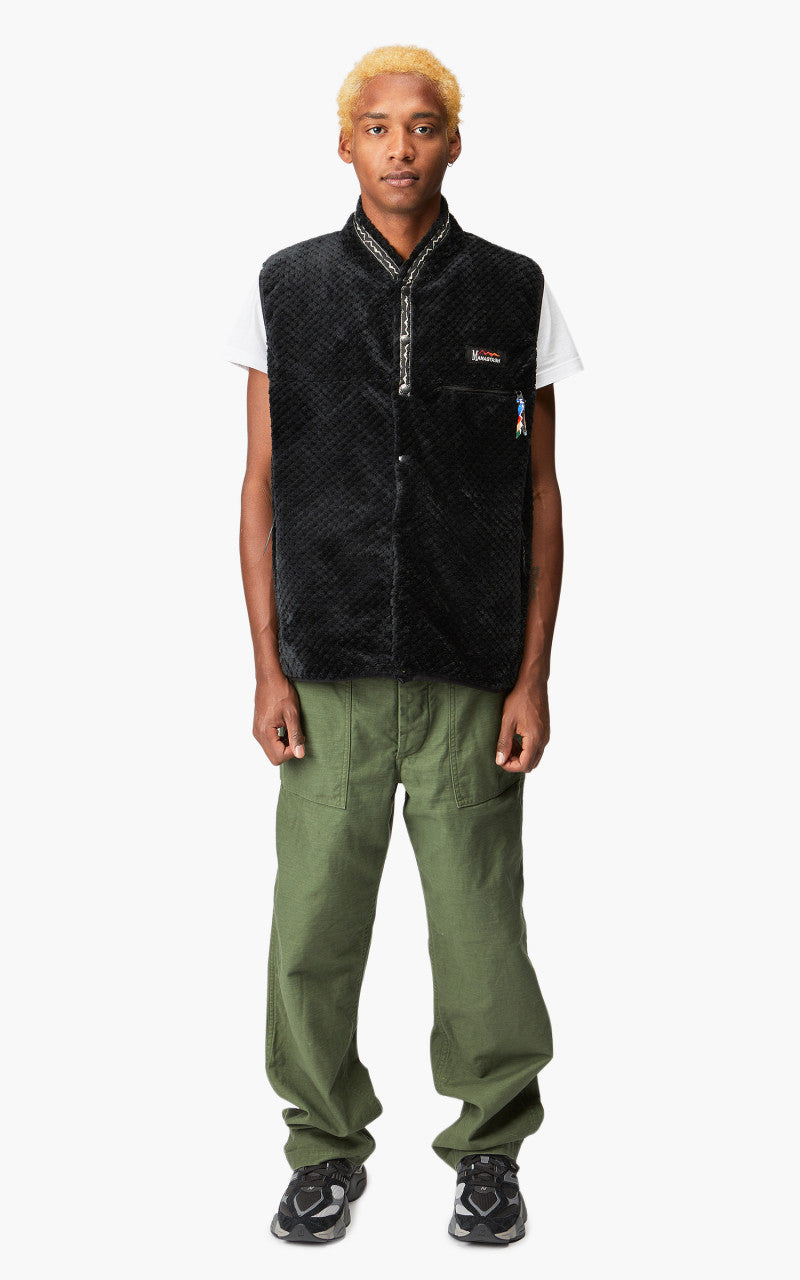 Manastash Thermal Fleece Vest Black