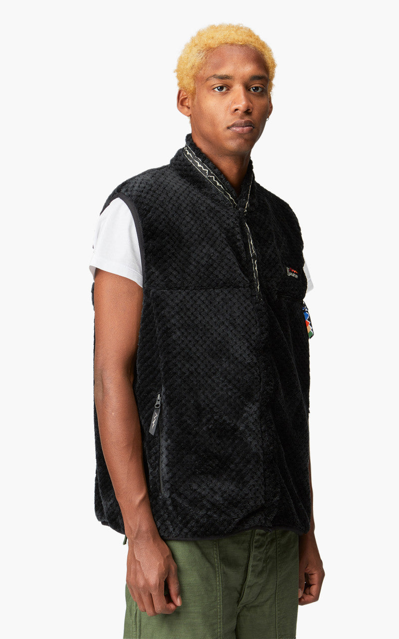 Manastash Thermal Fleece Vest Black