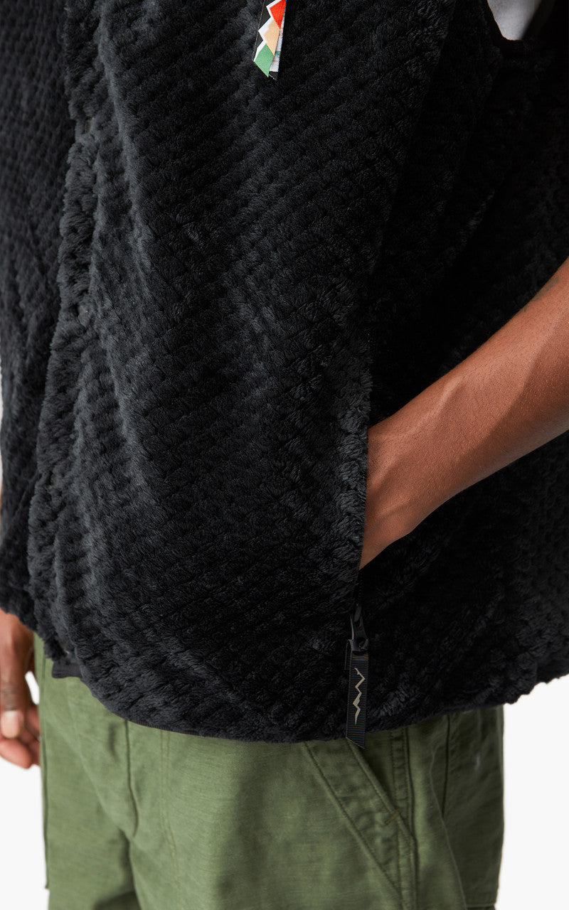 Manastash Thermal Fleece Vest Black